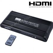 Switch (sumator) HDMI 4/1 z pilotem model 2031