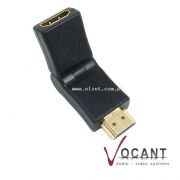 ZC 2272 Adaptor WT.HDMI-GN.HDMI 90 obracany VOCANT