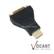 ZC 2279 Adaptor WT.HDMI-GN.DVI(24+1) gold VOCANT