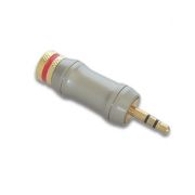 WT 0652 Wtyk Jack 3,5 stereo na kabel 9mm gold platyna