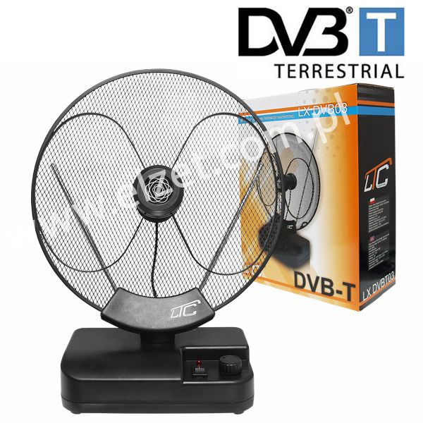 Antena DVB-T pokojowa 42 dB LTC DVBT03