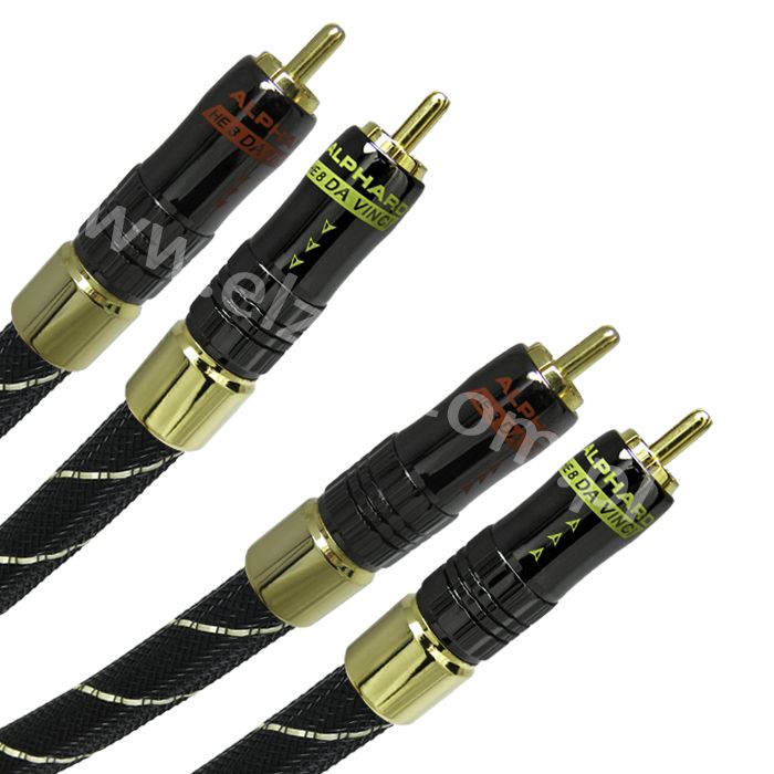 DV 1187 Kabel 2RCA - 2RCA Audiophile Interconnect MRS 1,5 m HE8CR