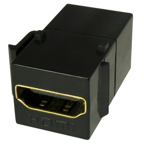 ZC 2516/14 Gniazdo Keystone HDMI-HDMI czarne