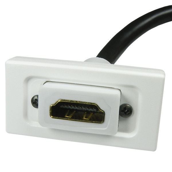 ZC 2531/9 Moduł HDMI v. 1.4 3D na kablu 10 cm biały (22,5x45)
