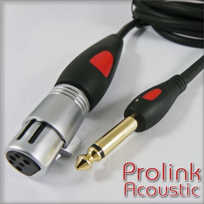 PA 2369/5 Prolink Acoustic wtyk 6,3 mono - wtyk XLR żeński 5 metrów