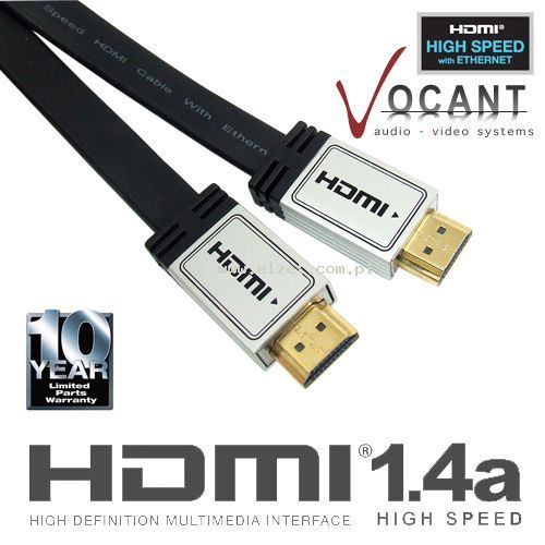 KP 2269/5,0 Kabel VOCANT FLAT v1.4 HDMI-HDMI metal  5m