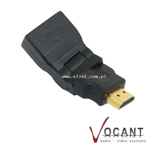 ZC 2273 Adaptor WT.HDMI-GN.HDMI 180 obracany