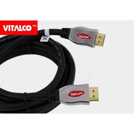 KP 2389/0,8 Przyłącze ultra HDMI V2.0 Vitalco HDK60 0,8m 28awg blister